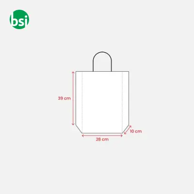 Shopper carta riciclata 28x39x10 GIORDANA - Immagine 3