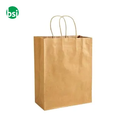 Shopper carta riciclata personalizzate 23x29x10 GINEVRA - Immagine 5