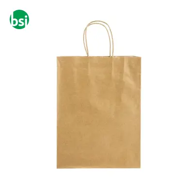 Shopper carta riciclata personalizzate 23x29x10 GINEVRA - Immagine 2