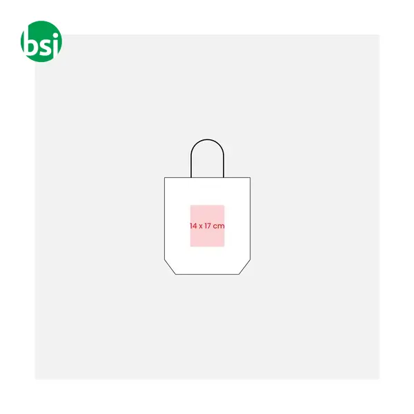 Shopper carta riciclata personalizzate 23x29x10 GINEVRA -  4