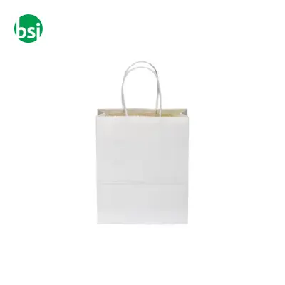 Shopper carta con soffietto 18x21,5x8 GIORGIA - Immagine 2