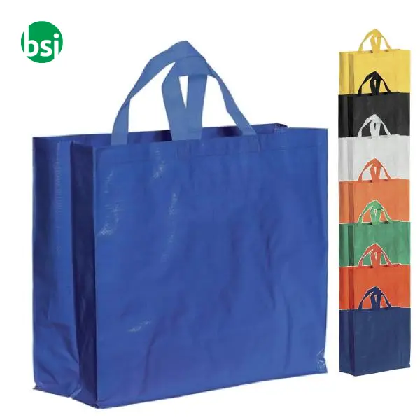 Shopper in PP riciclato laminato 45x40x18 GUIA -  1