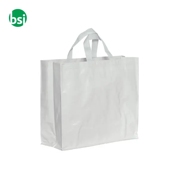 Shopper in PP riciclato laminato 45x40x18 GUIA -  24