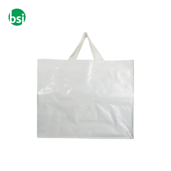 Shopper in PP riciclato laminato 45x40x18 GUIA -  2