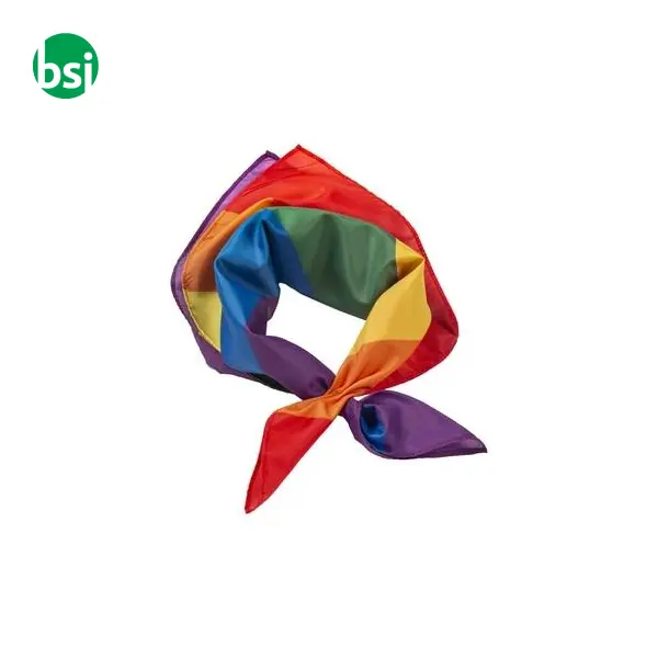 Foulard bandana in poliestere 45gr arcobaleno -  1