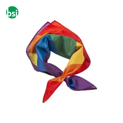 Foulard bandana in poliestere 45gr arcobaleno - Immagine 2