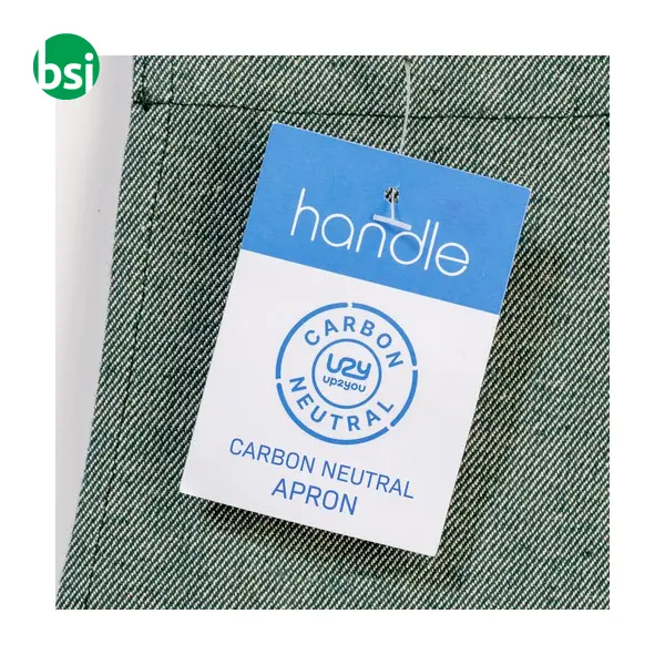 Grembiule carbon neutral in cotone riciclato 280gr-m2 -  3