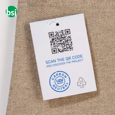 Grembiule carbon neutral in cotone riciclato 280gr-m2 - Immagine 8