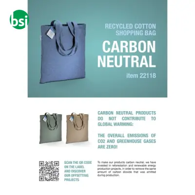 Grembiule carbon neutral in cotone riciclato 280gr-m2 - Immagine 9