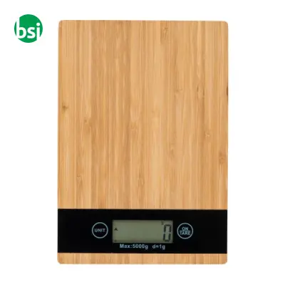 Bilancia da cucina digitale in bamboo - Immagine 2