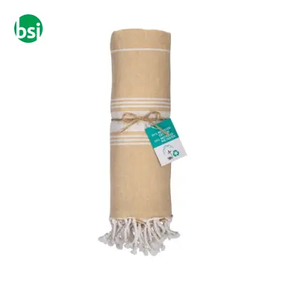 Telo mare-pareo in cotone riciclato da 180gr 90x170 - Immagine 12