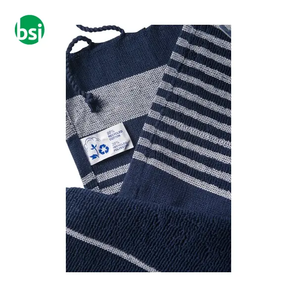 Telo mare-pareo in cotone riciclato stile futa da 350gr -  4