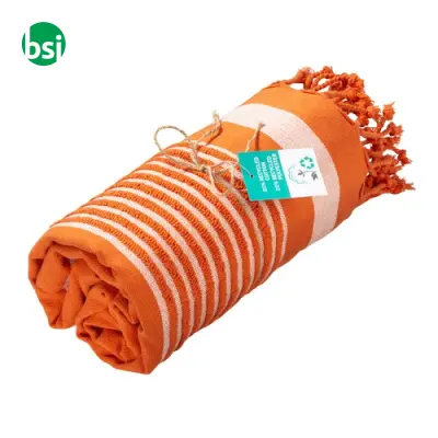 Telo mare-pareo in cotone riciclato stile futa da 350gr - Immagine 22
