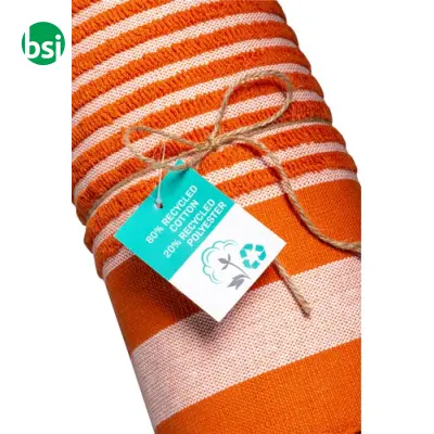 Telo mare-pareo in cotone riciclato stile futa da 350gr - Immagine 8
