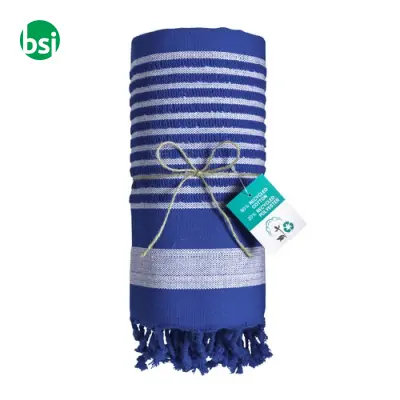 Telo mare-pareo in cotone riciclato stile futa da 350gr - Immagine 12