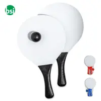 Set racchettoni da spiaggia in mdf con pallina