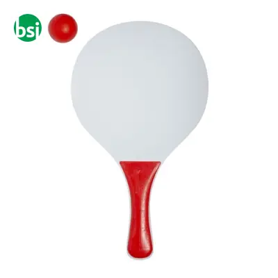 Set racchettoni da spiaggia in mdf con pallina - Immagine 4