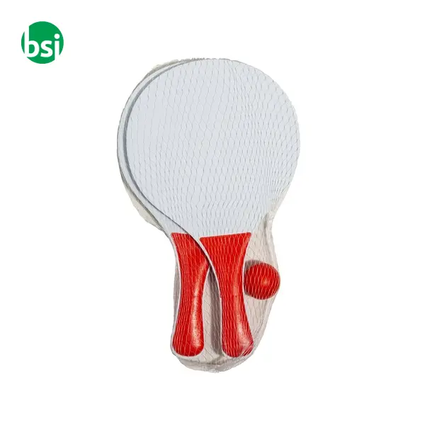 Set racchettoni da spiaggia in mdf con pallina -  5