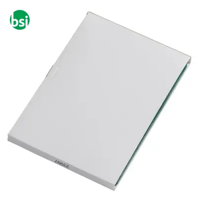 Scatola bianca per agende 21x15x1,5 cm