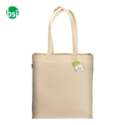 Shopper in cotone biologico manici XL 38x42x8 DILETTA - Immagine 2