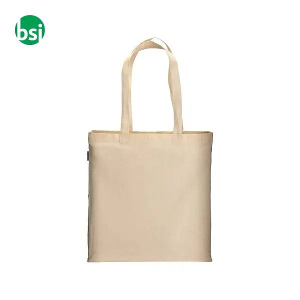Shopper in cotone biologico manici XL 38x42x8 DILETTA -  3