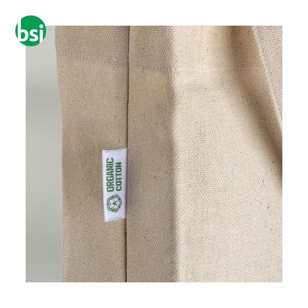 Shopper in cotone biologico manici XL 38x42x8 DILETTA -  5