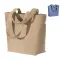 Shopper con soffietto in R-cotone 280gr 50x37x17 ELENIA - Anteprima 1