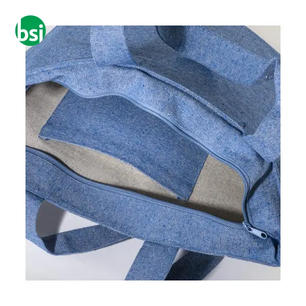 Shopper con soffietto in R-cotone 280gr 50x37x17 ELENIA -  6