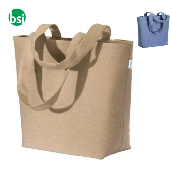 Shopper con soffietto in R-cotone 280gr 50x37x17 ELENIA -  14