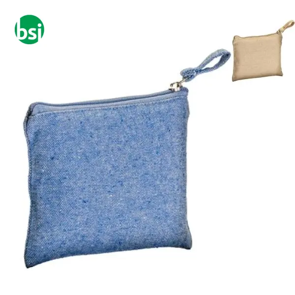 Beauty case porta monete in cotone riciclato 280 -  1