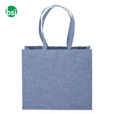 Shopper in cotone riciclato e laminato 45x40x18 DIANA - Immagine 2