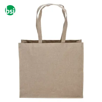 Shopper in cotone riciclato e laminato 45x40x18 DIANA - Immagine 5