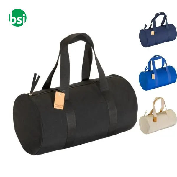 Borsone sport e da viaggio in cotone riciclato 280gr -  1