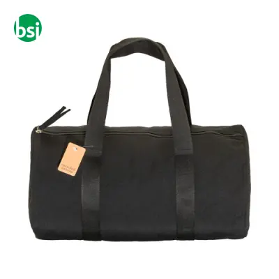 Borsone sport e da viaggio in cotone riciclato 280gr - Immagine 2