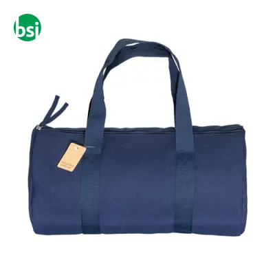 Borsone sport e da viaggio in cotone riciclato 280gr - Immagine 5