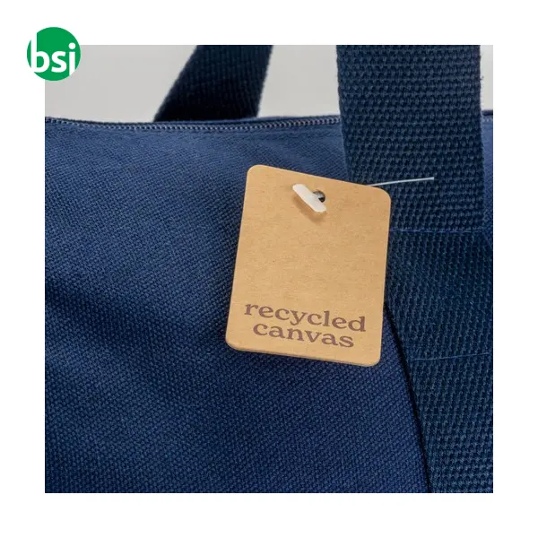 Borsone sport e da viaggio in cotone riciclato 280gr -  7