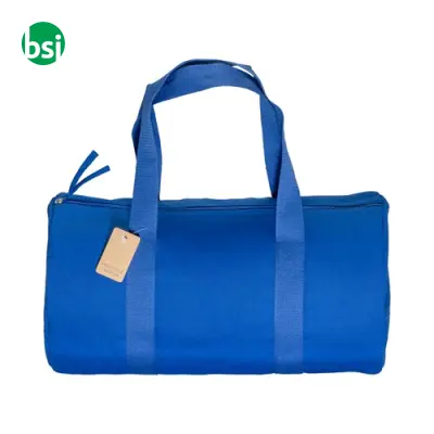 Borsone sport e da viaggio in cotone riciclato 280gr - Immagine 8