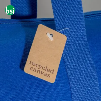 Borsone sport e da viaggio in cotone riciclato 280gr - Immagine 10