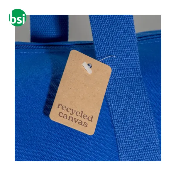 Borsone sport e da viaggio in cotone riciclato 280gr -  10