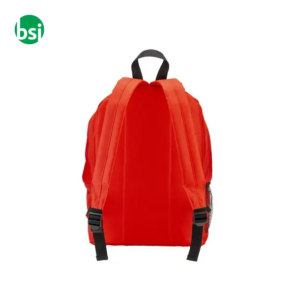 Zaino in poliestere riciclato rPET con tasca -  7