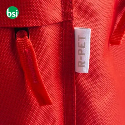 Zaino in poliestere riciclato rPET con tasca - Immagine 8