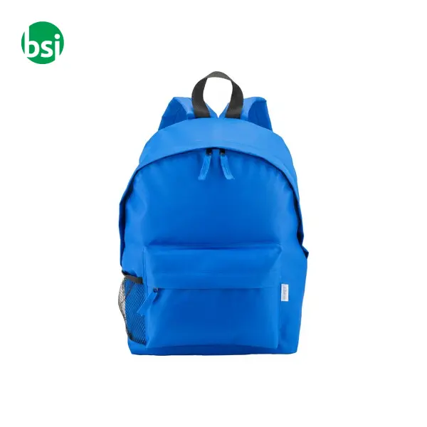 Zaino in poliestere riciclato rPET con tasca -  12