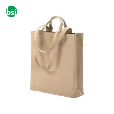 Shopper in cotone riciclato 280gr 36x40x12 EDGARDA