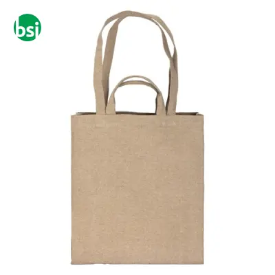 Shopper in cotone riciclato 280gr 36x40x12 EDGARDA - Immagine 3