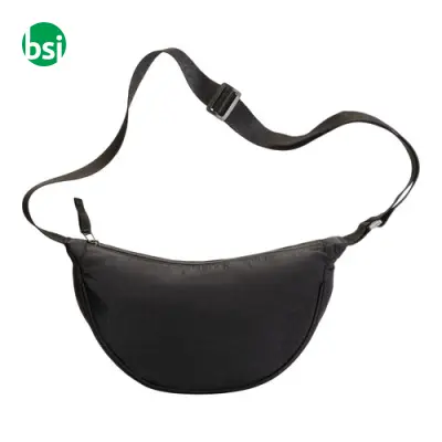 Borsa rotonda in nylon con tracolla regolabile - Immagine 2