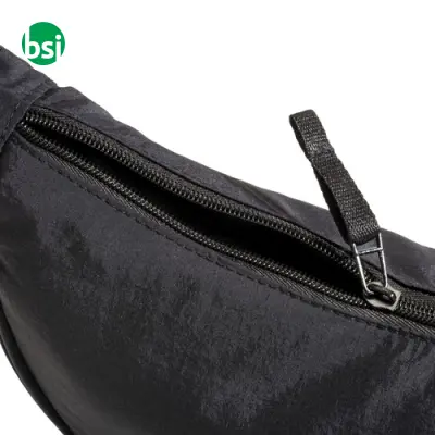 Borsa rotonda in nylon con tracolla regolabile - Immagine 3