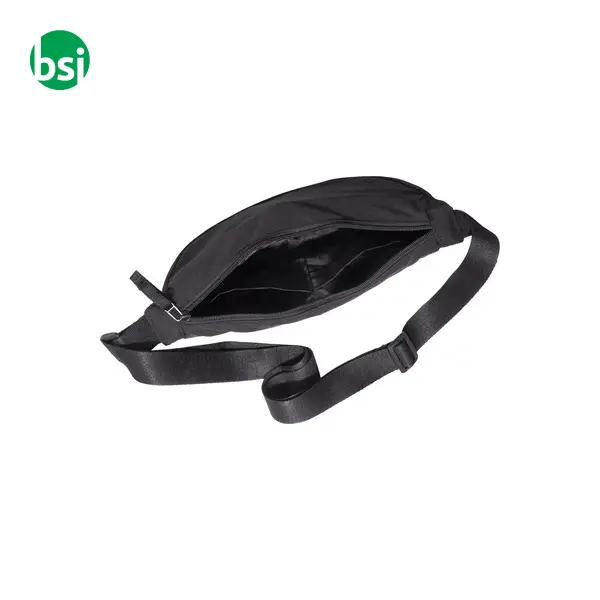 Borsa rotonda in nylon con tracolla regolabile -  5