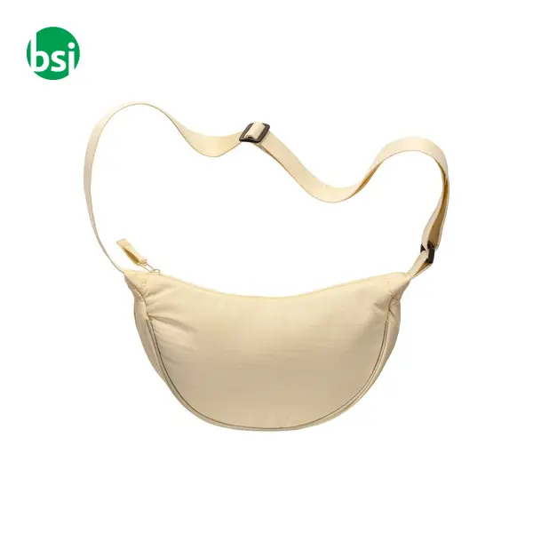 Borsa rotonda in nylon con tracolla regolabile -  6