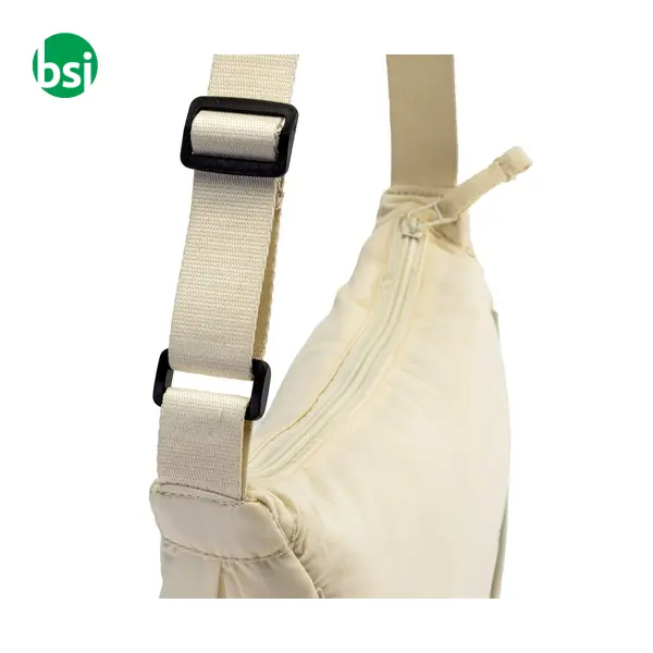 Borsa rotonda in nylon con tracolla regolabile -  8