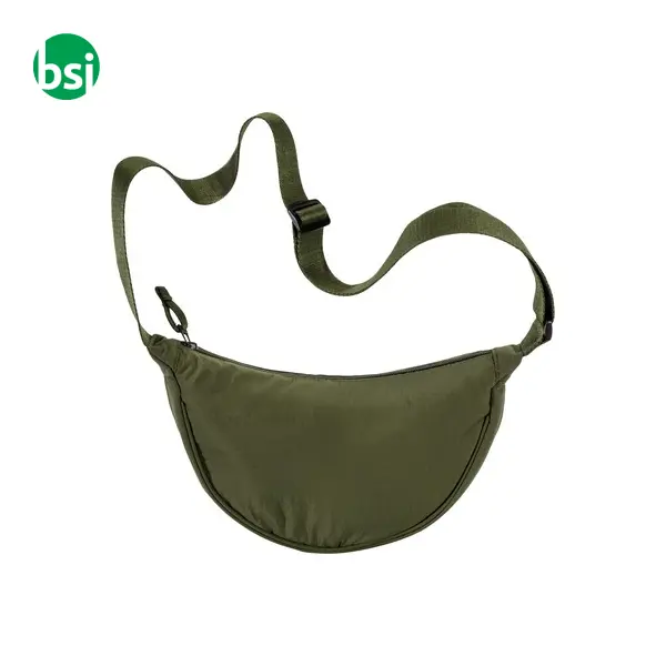 Borsa rotonda in nylon con tracolla regolabile -  10